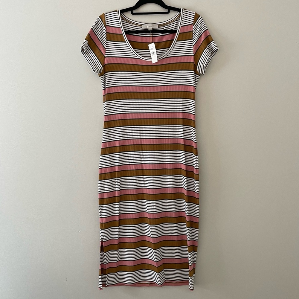 NWT! LOFT- MIDI Dress
